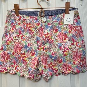 Crown and Ivy girls shorts size:14 NWT